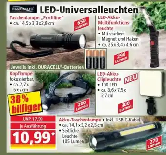 Norma Akku-Taschenlampe Angebot