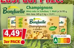 Norma Bonduelle Champignons Angebot