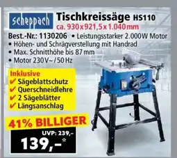 Norma TISCHKREISSÄGE HS110 Angebot