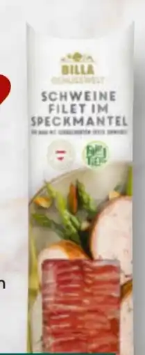 Billa Billa Genusswelt Fair zum Tier! Schweinefilet im Speckmantel Angebot