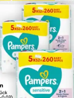 Billa Pampers Feuchttücher Sensitive Angebot