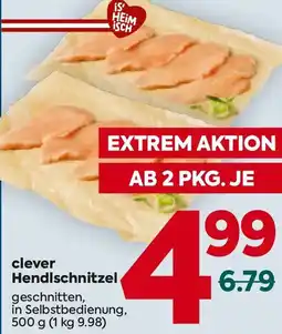 Billa clever Hendlschnitzel Angebot