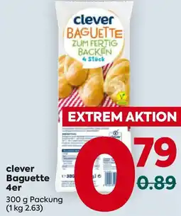 Billa clever Baguette 4er Angebot