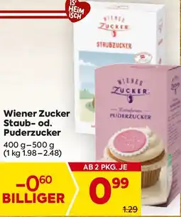 Billa Wiener Zucker Staub- od. Puderzucker Angebot