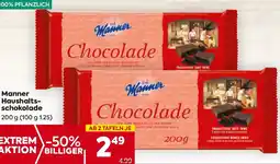 Billa Manner Haushalts- schokolade Angebot