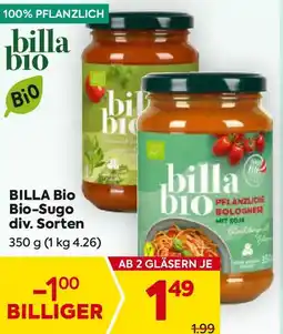 Billa BILLA Bio Bio-Sugo Angebot