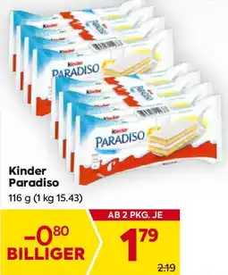 Billa Kinder Paradiso Angebot
