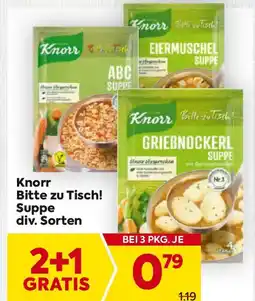 Billa Knorr Bitte zu Tisch! Suppe Angebot
