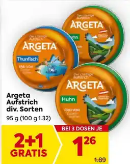 Billa Argeta Aufstrich Angebot