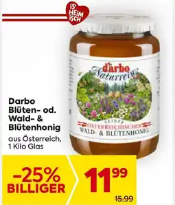 Billa Darbo Blüten- od. Wald- & Blütenhonig Angebot