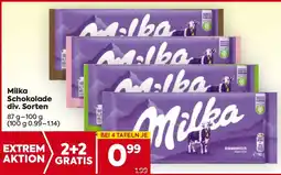 Billa Milka Schokolade Angebot