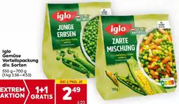 Billa Iglo Gemüse Vorteilspackung Angebot