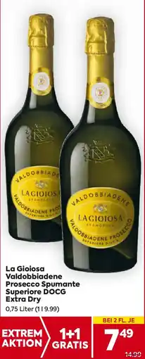 Billa La Gioiosa Valdobbiadene Prosecco Spumante Superiore DOCG Extra Dry Angebot