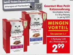 Interspar Gourmet Mon Petit Katzennahrung Angebot