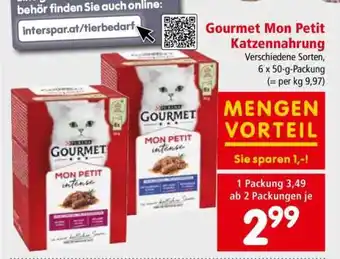 Interspar Gourmet Mon Petit Katzennahrung Angebot