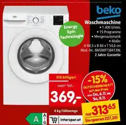 Interspar Waschmaschine Angebot