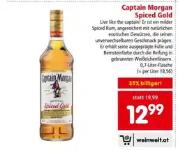 Interspar Captain Morgan Spiced Gold Angebot