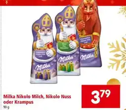 Interspar Milka Nikolo Milch, Nikolo Nuss oder Krampus Angebot