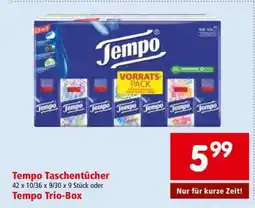 Interspar TEMPO TASCHENTÜCHER Angebot