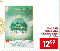 Interspar Lindt Süße Botschaften Adventkalender Angebot