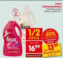 Interspar Fewa Feinwaschmittel Angebot