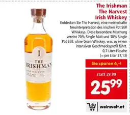 Interspar The Irishman The Harvest Irish Whiskey Angebot