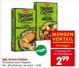 Interspar Iglo Green Cuisine Angebot