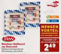 Interspar Münchner Weißwurst aus Österreich Angebot