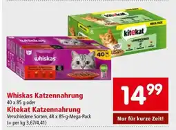 Interspar Whiskas Katzennahrung oder Kitekat Katzennahrung Angebot