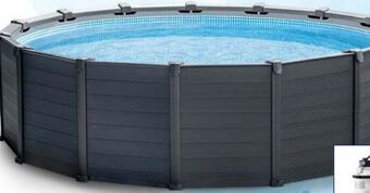 Hofer Graphite Panel Pool Angebot