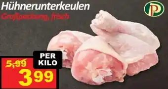Hühnerunterkeulen