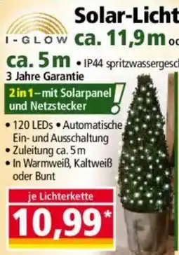 Norma Solar-Lichterkette 2in1 Angebot