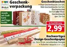 Norma Hochwertiges Design-Geschenkpapier Angebot