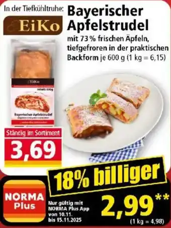 Norma Bayerischer Apfelrudel Angebot