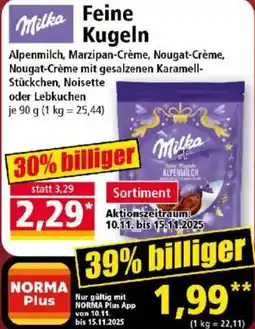 Norma Feine Kugeln Angebot