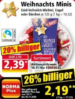 Norma Weihnachts Minis Angebot