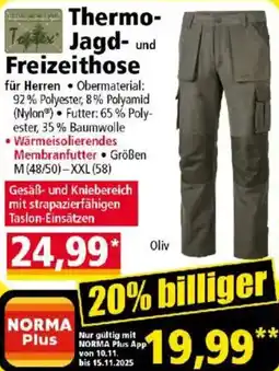 Norma Thermo- Jagd- und Freizeithose Angebot