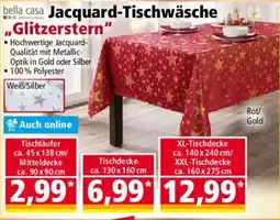 Norma Jacquard-Tischwäsche Glitzerstern Angebot