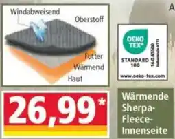 Norma Wärmende Sherpa- Fleece- Innenseite Angebot