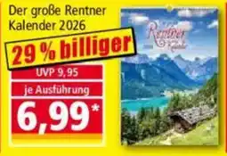Norma Der große Rentner Kalender 2026 Angebot