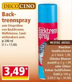 Norma Back-trennspray Angebot