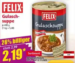 Norma Gulasch- suppe Angebot