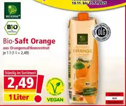 Norma Bio-Saft Orange Angebot