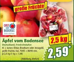 Norma Äpfel vom Bodensee Angebot