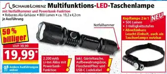 Norma Multifunktions-LED-Taschenlampe Angebot
