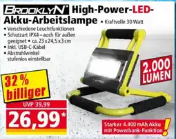 Norma High-Power-LED- Akku-Arbeitslampe Angebot