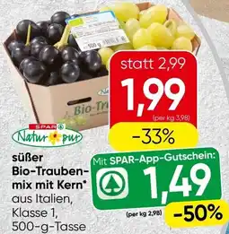 Spar süßer Bio-Trauben- mix mit Kern Angebot