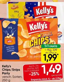 Spar Kelly's Chips/Snips Party Angebot