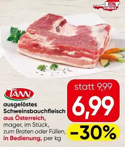Spar Ausgelöstes schweinsbauchfleisch aus österreich Angebot