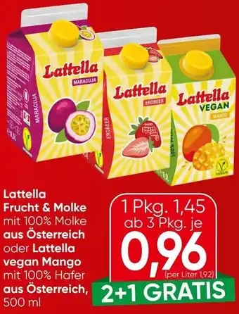 Spar Lattella Frucht & Molke Angebot